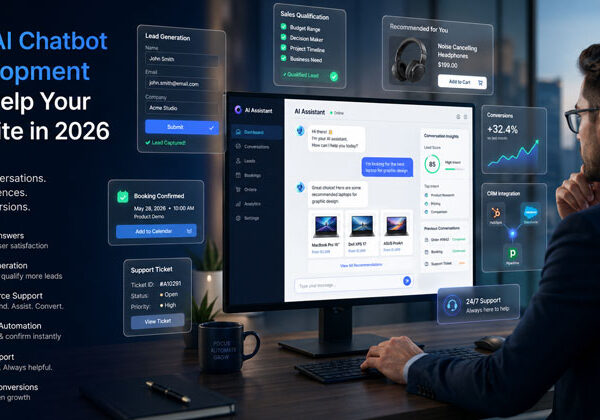 how ai chatbot development can help your website in 2026