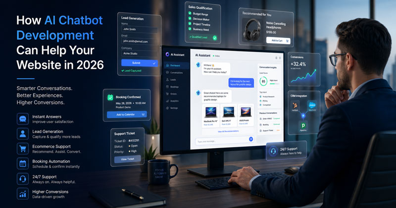 how ai chatbot development can help your website in 2026